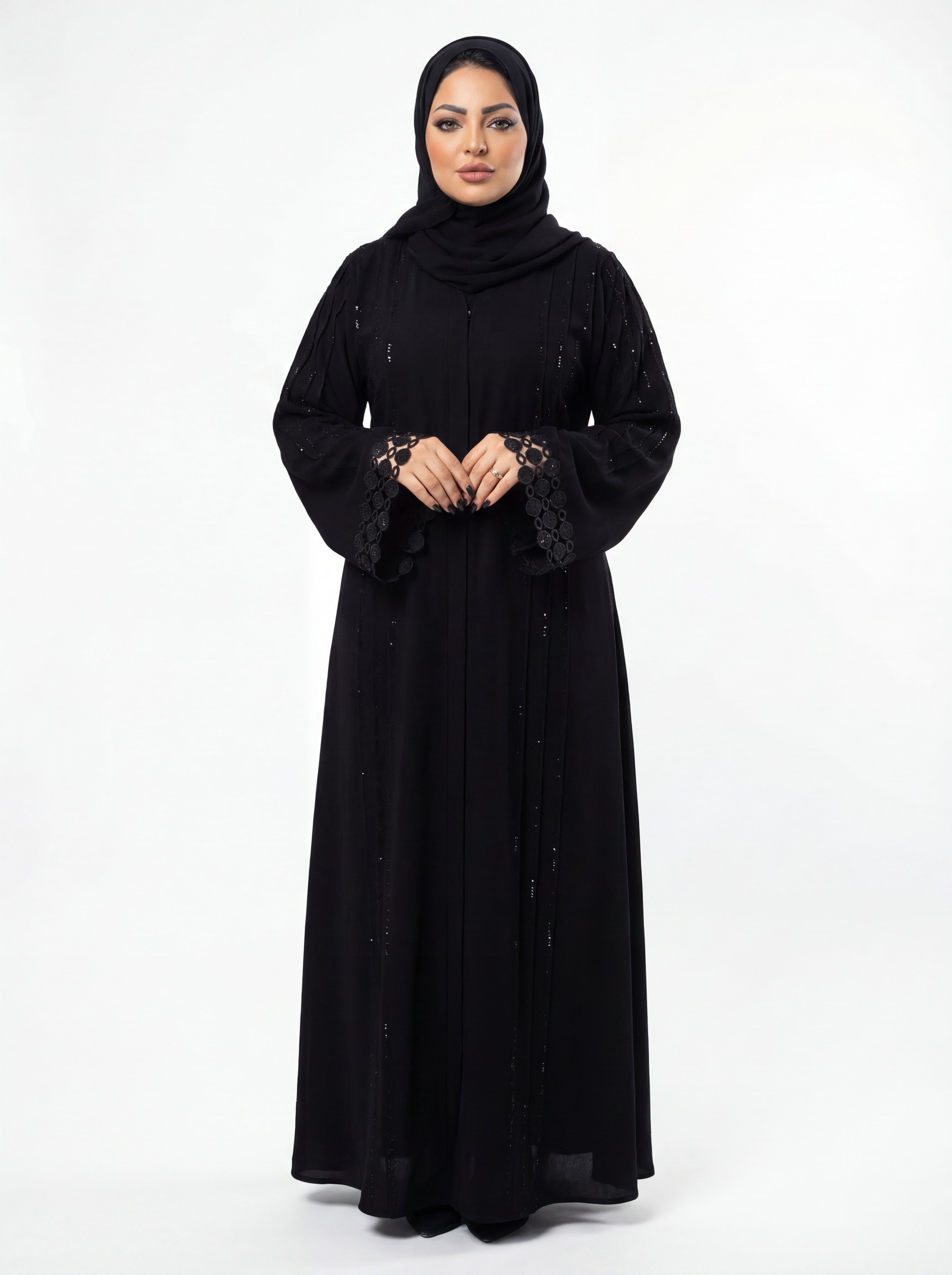 Abaya Céline Noir